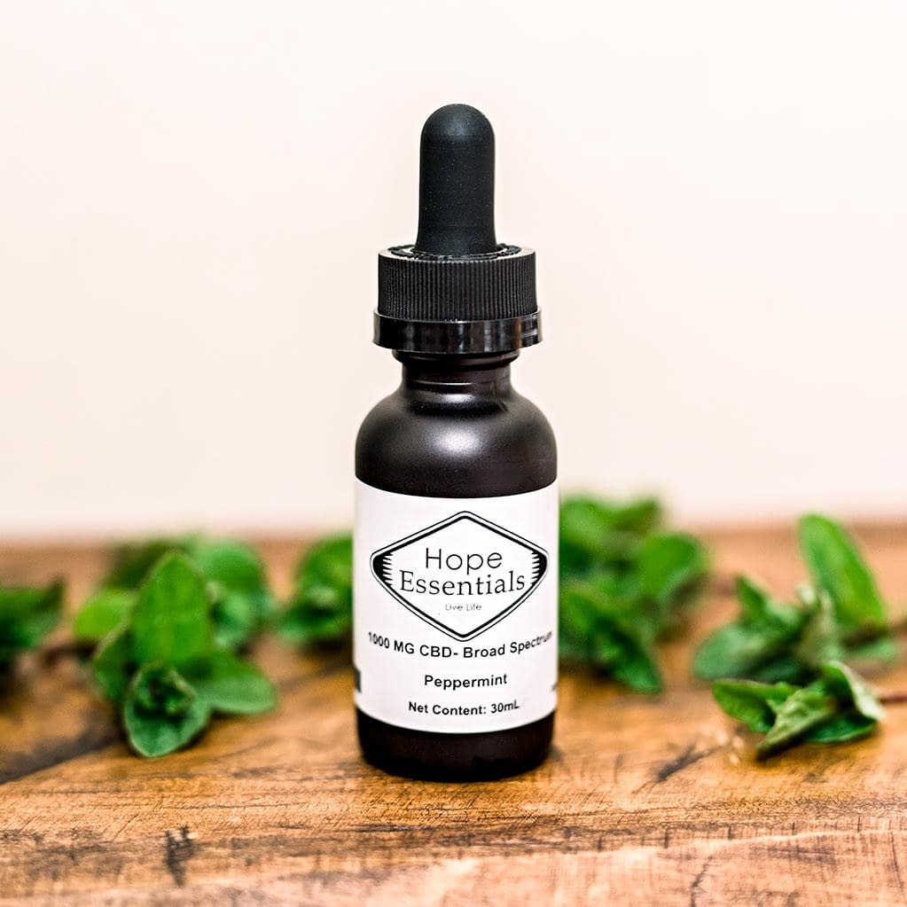 1000mg CBD Oil Tincture - Peppermint - My Hope Essentials