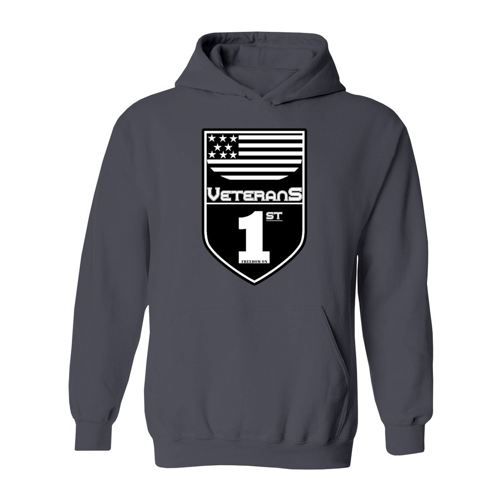 Veterans 1st Hooded Sweatshirt - Image 7