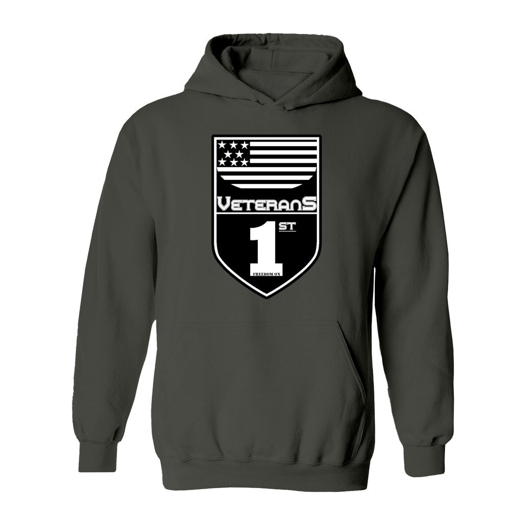 Veterans 1st Hooded Sweatshirt - Image 8