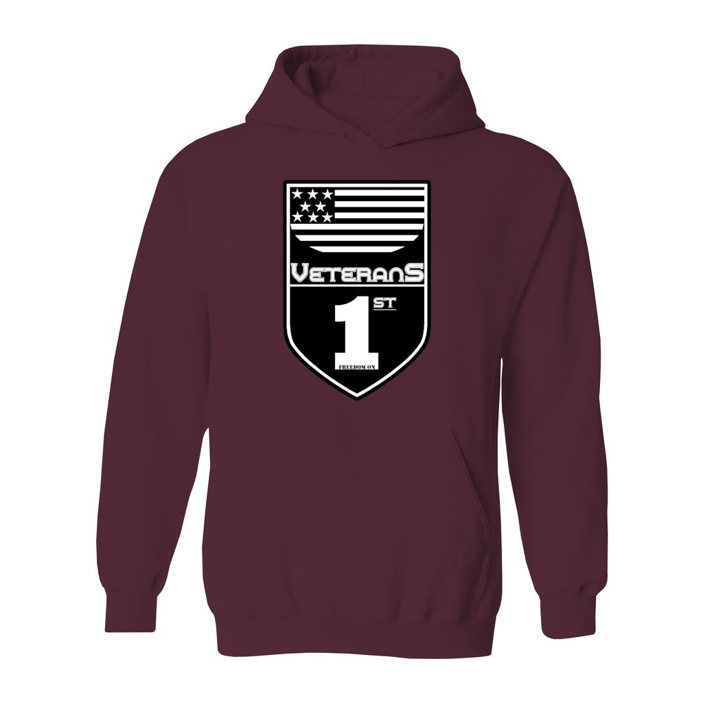 Veterans 1st Hooded Sweatshirt - Image 5
