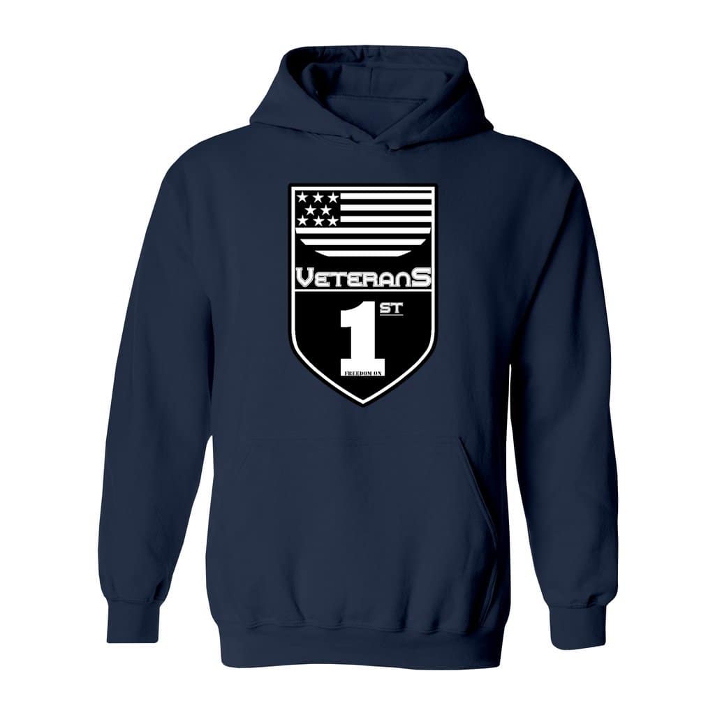 Veterans 1st Hooded Sweatshirt - Image 4